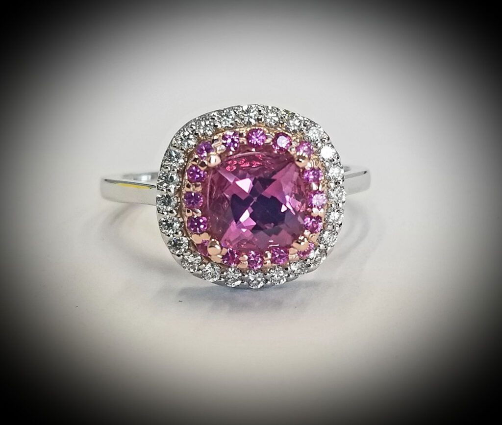 A Stunning Pink Sapphire ring